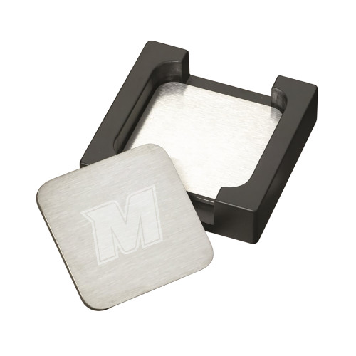  Stainless Steel Coaster Set - Monmouth MEngraved