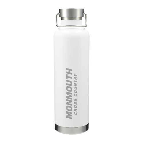  Thor Copper Vacuum Insulated White Bottle 32oz - Monmouth Wordmark Cross CountryEngraved