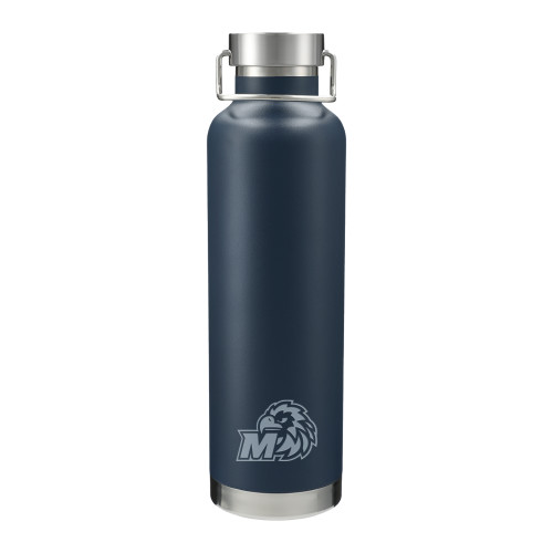  Thor Copper Vacuum Insulated Navy Bottle 32oz - Monmouth M with Hawk HeadEngraved