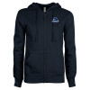 Thumbnail image for  ENZA Womens Navy Fleece Full Zip Hoodie