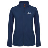 Thumbnail image for  Womens Navy Fleece Full Zip Jacket