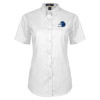 Thumbnail image for  Womens White Twill Button Up Short Sleeve