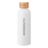 Thumbnail image for  Blair White Stainless Steel Bottle w/ Bamboo Lid 17 oz