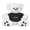 Thumbnail image for  Plush Big Paw 8 1/2 inch White Bear w/Black Shirt
