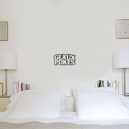  1 ft x 1 ft Fan WallSkinz - Geaux Pokes Stacked