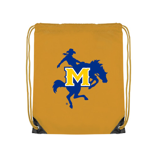  Gold Drawstring Backpack - Primary Mark
