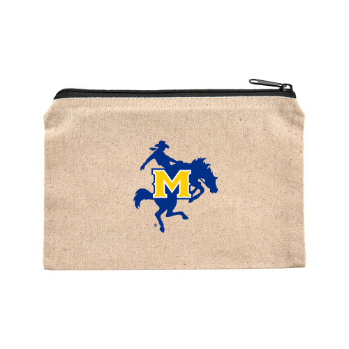  8oz. Natural Cotton Travel Pouch - Primary Mark