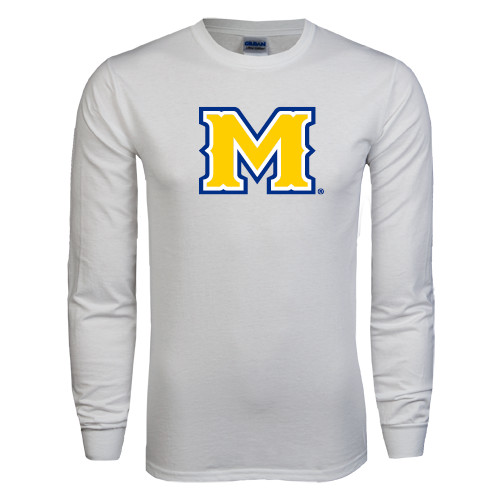  White Long Sleeve T Shirt - M
