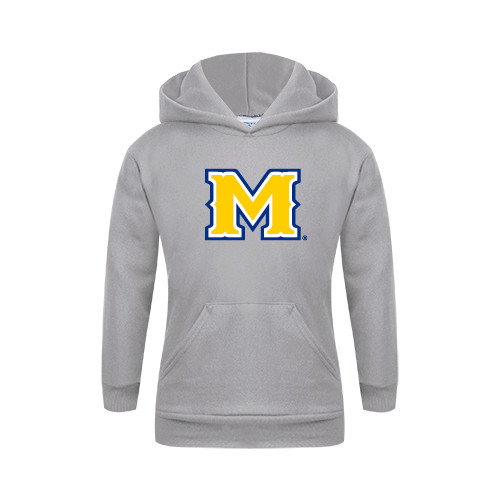  Youth Grey Fleece Hood - M