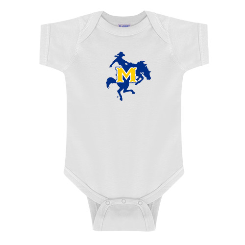  White Infant Onesie - Primary Mark