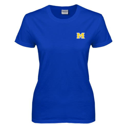 Womens Royal Short Sleeve Tee - M