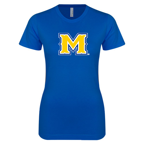  Next Level Womens Royal Boyfriend Tee - M