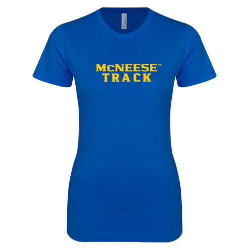  Next Level Womens Royal Boyfriend Tee - Track
