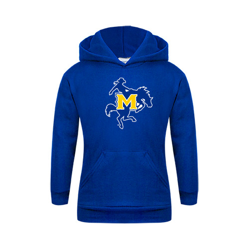  Youth Royal Fleece Hoodie - Primary Mark