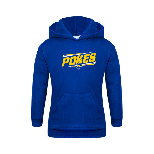  Youth Royal Fleece Hoodie - Pokes Fancy Lines Design