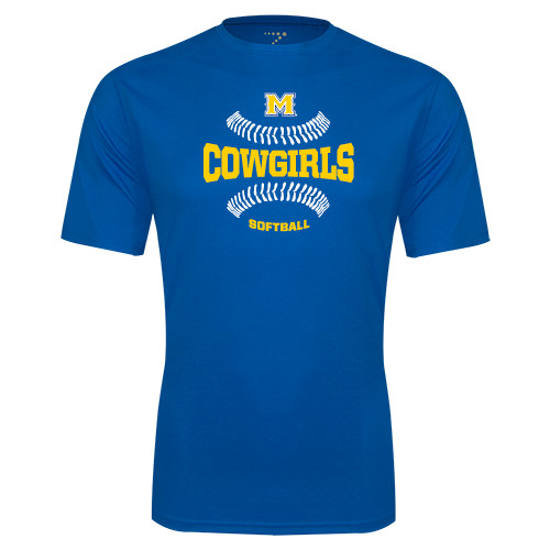  Royal Performance Tee - Softball Seams Design