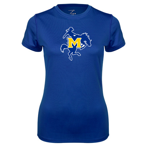  Womens Royal Performance Tee - Primary Mark