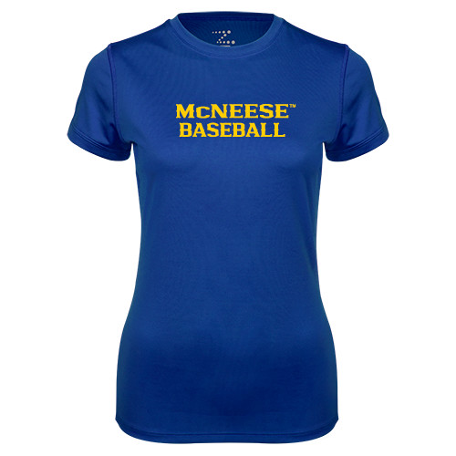  Womens Royal Performance Tee - Baseball