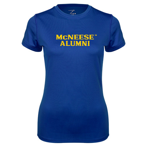  Womens Royal Performance Tee - Alumni
