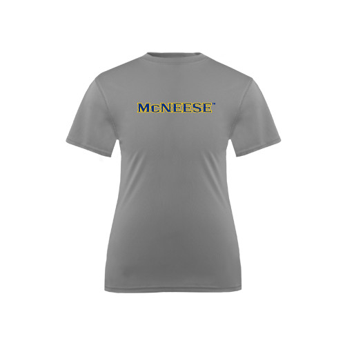  Youth Performance Grey Concrete Tee - McNeese
