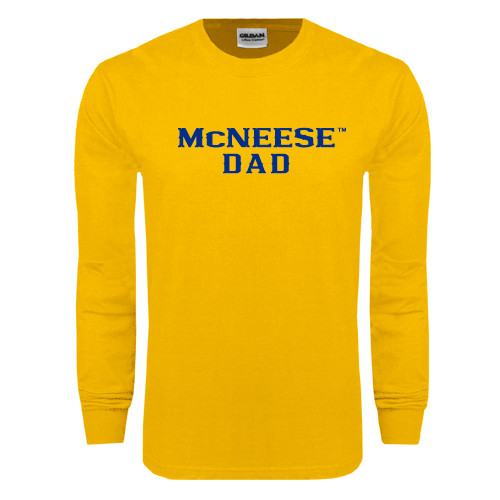  Gold Long Sleeve T Shirt - Dad
