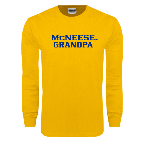  Gold Long Sleeve T Shirt - Grandpa