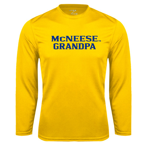  Gold Performance Long Sleeve Shirt - Grandpa