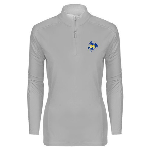  Syntrel Womens Platinum Interlock 1/4 Zip - Primary Mark