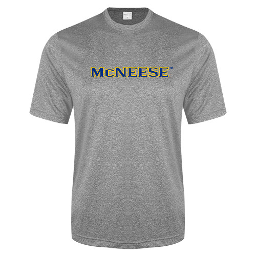  Grey Heather Performance Contender Tee - McNeese
