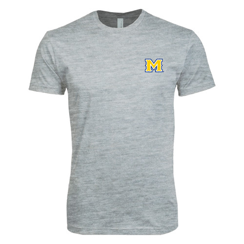  Next Level Heather Grey SoftStyle T Shirt - M