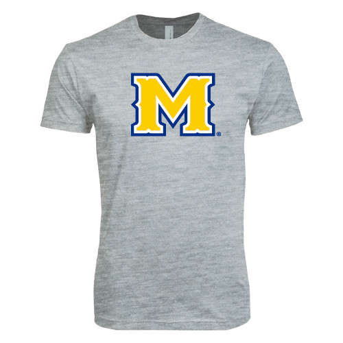  Next Level Heather Grey SoftStyle T Shirt - M