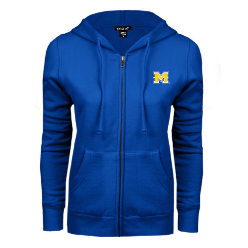  ENZA Womens Royal Fleece Full Zip Hoodie - M