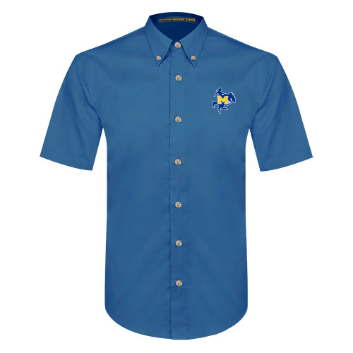  Royal Twill Button Down Short Sleeve - Primary Mark