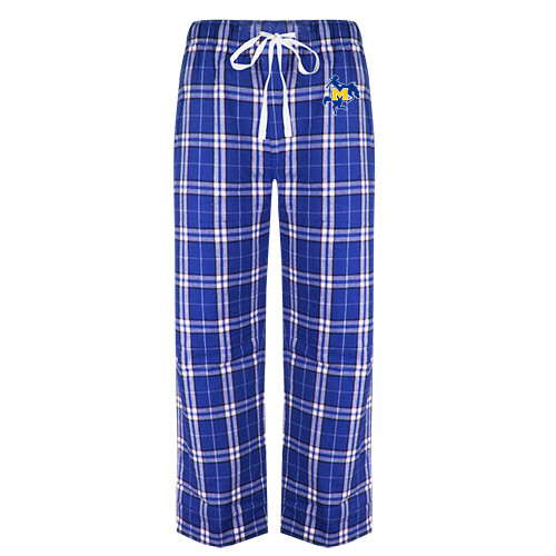  Royal/White Flannel Pajama Pant - Primary Mark
