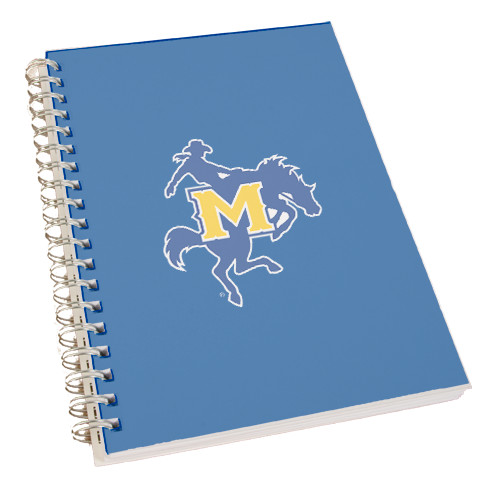  Clear 7 x 10 Spiral Journal Notebook - Primary Mark