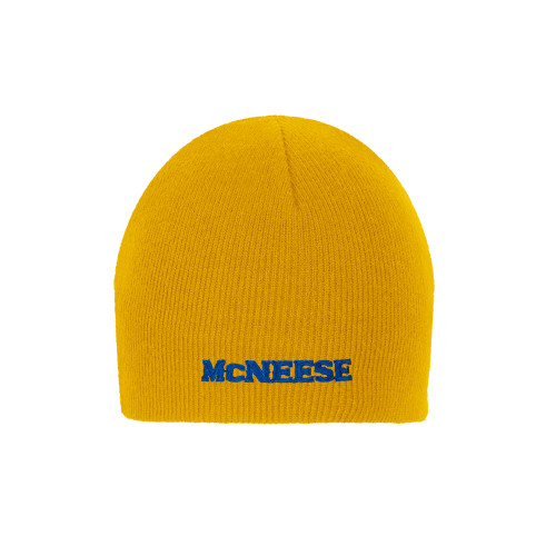  Gold Knit Beanie - McNeese