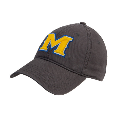  Charcoal Unstructured Adjustable Low Profile Hat - M