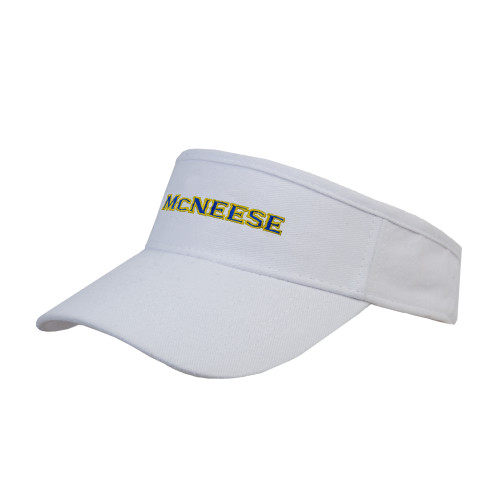  White Visor - McNeese