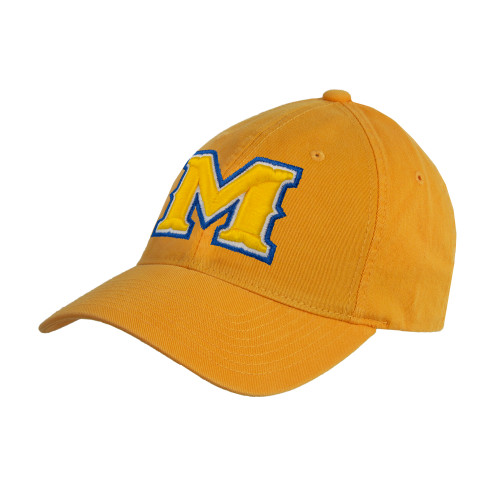  Gold Unstructured Adjustable Low Profile Hat - M