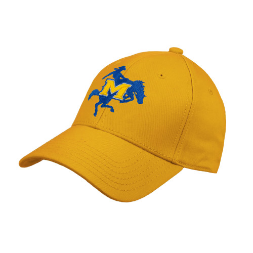  Gold Structured Adjustable Pro Style Hat - Primary Mark