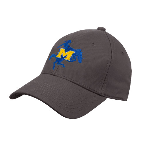  Charcoal Structured Adjustable Pro Style Hat - Primary Mark