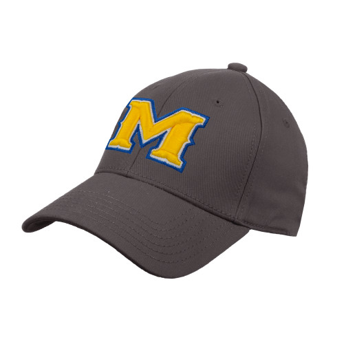  Charcoal Structured Adjustable Pro Style Hat - M