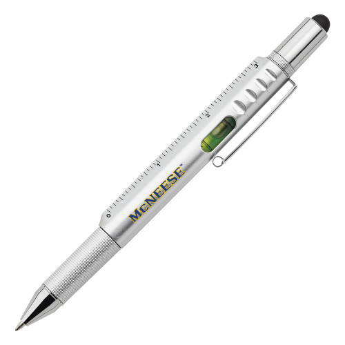  6 in 1 Silver Ballpoint Pen - McNeese