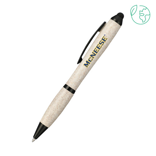  Nash Wheat Straw Ballpoint Beige Stylus Pen - McNeese