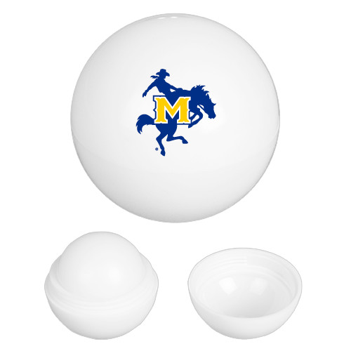 White Lip Moisturizer Ball - Primary Mark