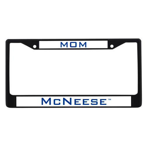  Mom Metal License Plate Frame in Black - Mom
