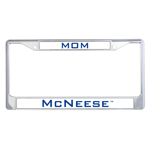  Dad Metal License Plate Frame in Chrome - Dad