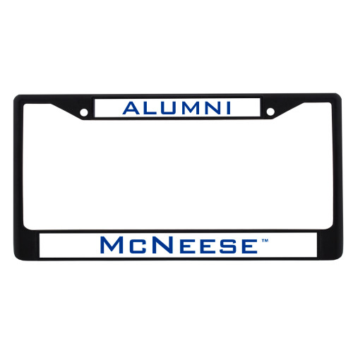  Alumni Metal License Plate Frame in Black - Alumni