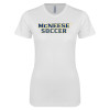 Thumbnail image for  Next Level Womens White Boyfriend Tee