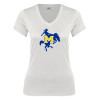 Thumbnail image for  Next Level Womens White Ideal V Tee